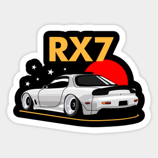 RX7 JDM stancenation Style Sticker